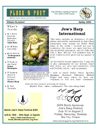 The Official Newsletter of the Jew's Harp Guild