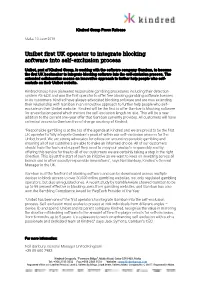 Unibet First UK Operator to Integrate Blocking Software Into Self-Exclusion Process