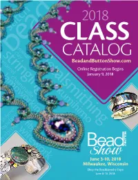Beadandbuttonshow.Com Online Registration Begins January 9, 2018