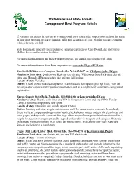 Campground Host Property Details