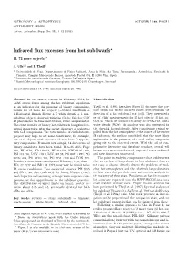 Infrared Flux Excesses from Hot Subdwarfs
