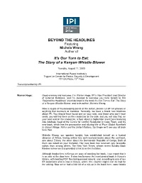 Read Full Event Transcript (Pdf)