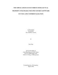 The Implications of Incumbent Intellectual Property
