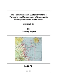 The Performance of Customary Marine Tenure in the Management of Community Fishery Resources in Melanesia