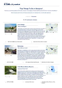 Top Things to Do in Sarajevo