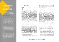 A Bavarian-Speaking Exception in Alemannic-Speaking Switzerland: the Case of Samnaun 48 Located