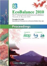 Ecobalance 2010