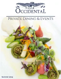 Private Dining & Events