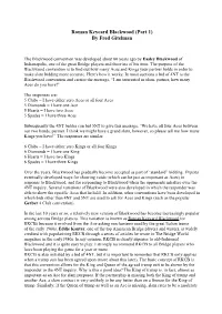 Roman Keycard Blackwood (Part 1) by Fred Gitelman
