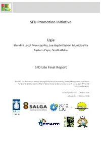 SFD Promotion Initiative Ugie