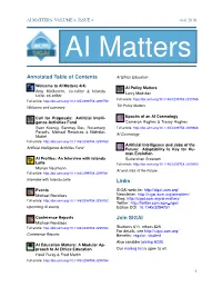 Annotated Table of Contents Links Join SIGAI