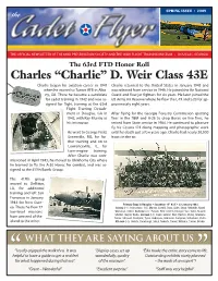 Charles “Charlie” D. Weir Class