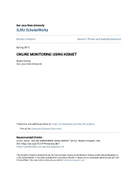 Online Monitoring Using Kismet