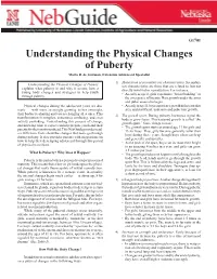 Understanding the Physical Changes of Puberty Maria R