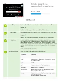 Website Beoordeling Exploremiamirealestate.Com