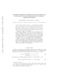 Arxiv:Math/0312267V1