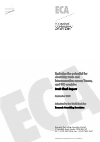 Exploring the Potential for Electricity Trade and Interconnection Among Yemen, and GCC Countries Draft Final Report