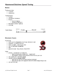 Speed Tuning