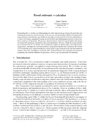 Proof-Relevant Π-Calculus