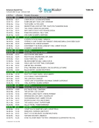 Schedule Quickprint TKRN-FM