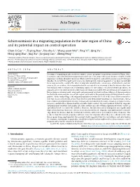 Schistosomiasis in a Migrating Population in the Lake Region of China and Its Potential Impact on Control Operation
