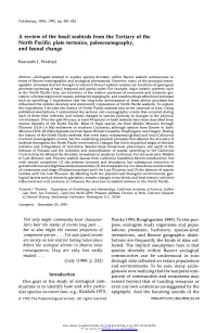 A Review of the Fossil Seabirds from the Tertiary of the North Pacific
