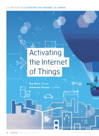 Activating the Internet of Things