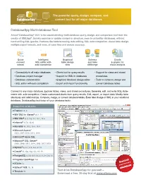 Databasespy Multi-Database Tool