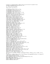 If You Don't See a Fight Listed Under One Fighter's Name It May Be Listed