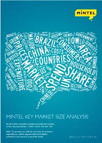 Mintel Key Market Size Analysis