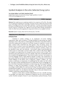 Symbol Analysis in the Who Selected Song Lyrics