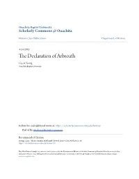 The Declaration of Arbroath