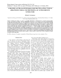 A Significant Range Extension for the Texas Map Turtle (Graptemys Versa) and the Inertia of an Incomplete Literature