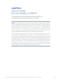 AID for TRADE in CHALLENGING CONTEXTS Contributed by the Enhanced Integrated Framework (EIF) and the United Nations Development Programme (UNDP)1