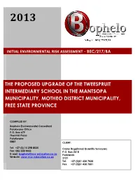 BEC217BA- Tweespruit