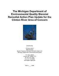 Clinton River Remedial Action Plan Update