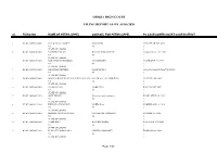 Orissa High Court Filing Report As on :01/06/2020