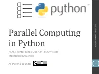 Parallel Computing in Python