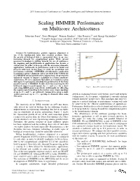 Scaling HMMER Performance on Multicore Architectures