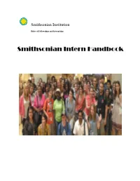 Smithsonian Intern Handbook