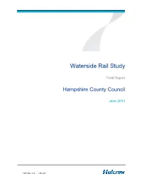 Waterside Rail Study