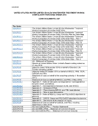 Compulsory Purchase Order 2016 Core Documents List