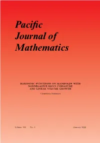 Harmonic Functions on Manifolds with Nonnegative Ricci Curvature and Linear Volume Growth