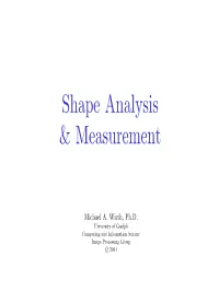 Shape Analysis & Measurement