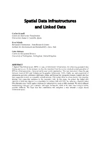 Spatial Data Infrastructures and Linked Data