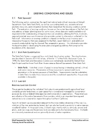 2 Existing Conditions and Issues