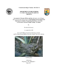 Assessment of Atrazine Effects and the Pathogenic Chytrid Fungus To