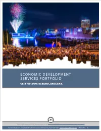 Economic Development Services Portfolio City of South Bend, Indiana