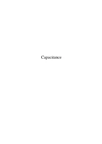 Capacitance Contents