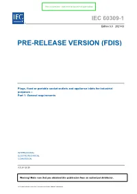 Pre-Release Version (Fdis)